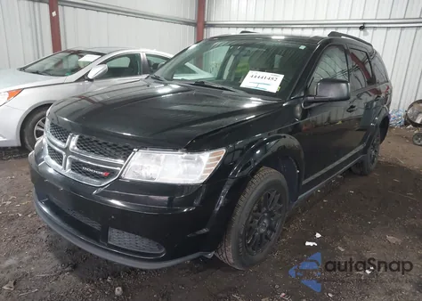 2018 Dodge Journey Se from USA, damaged, VIN 3C4PDCAB5JT217665
